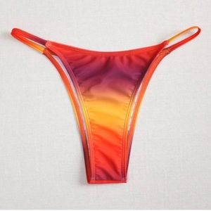 ❤️🤍💗 SHEIN Ombré Thong Bikini Panty ❤️🤍💗